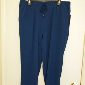 Women's pants size XL blue light weight